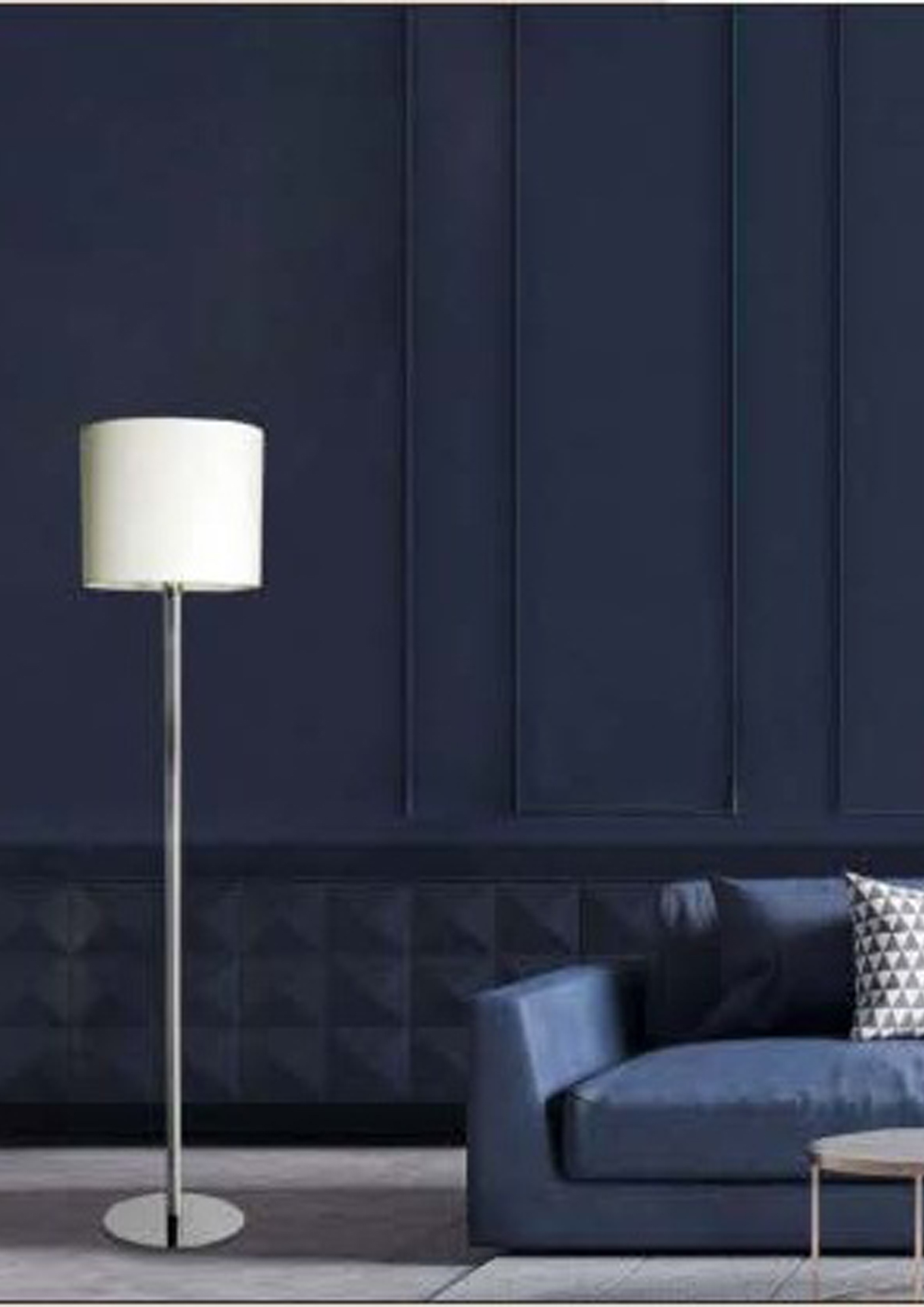 Beyond Lights - White Shade Lamp- GL